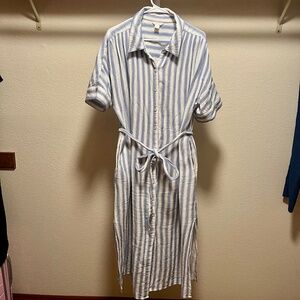 Coastal Shirtdress - XL 100% Cotton